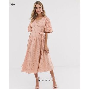 NWT ASOS Midi Wrap Dress